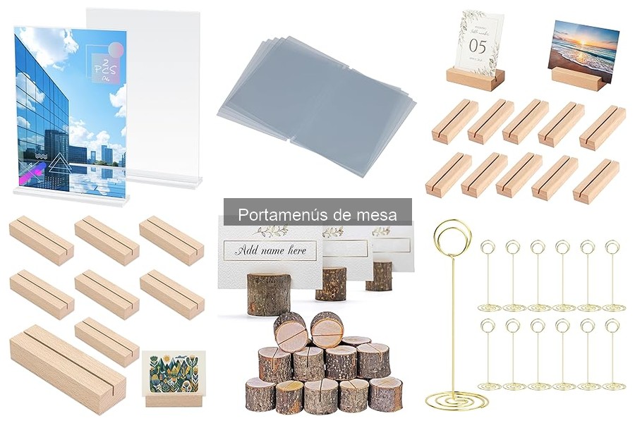 Cómo elegir el portamenús ideal para tu restaurante