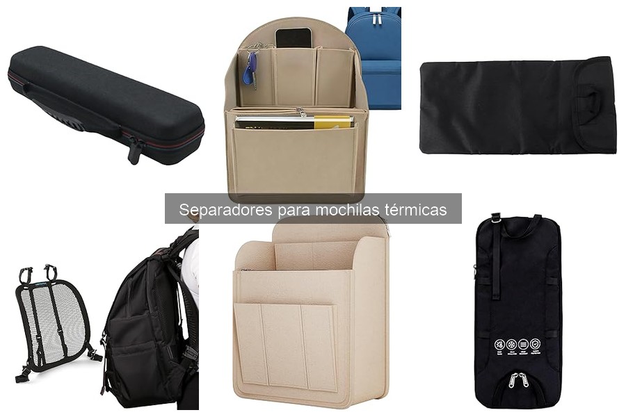 Cómo elegir el separador ideal para mochilas térmicas