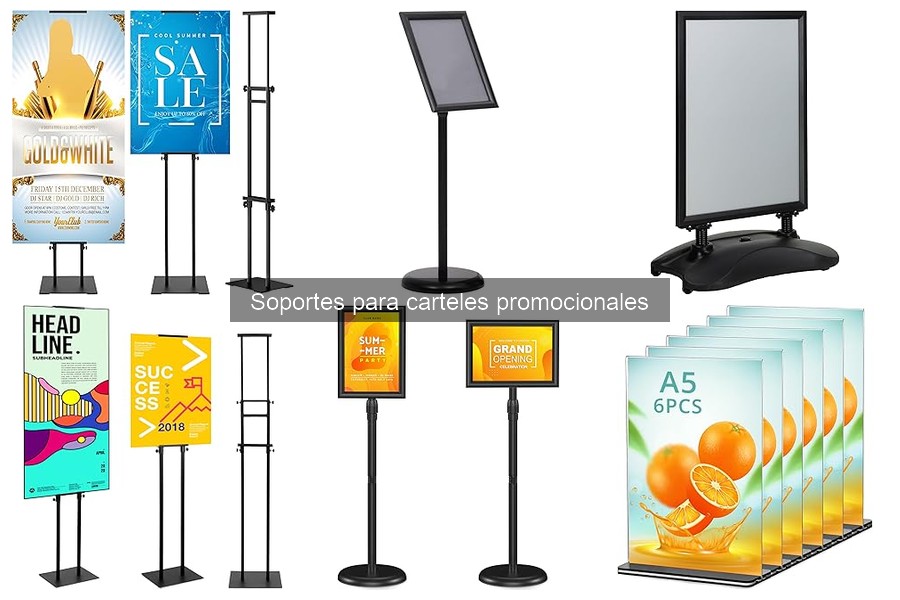 Cómo elegir el soporte ideal para carteles promocionales