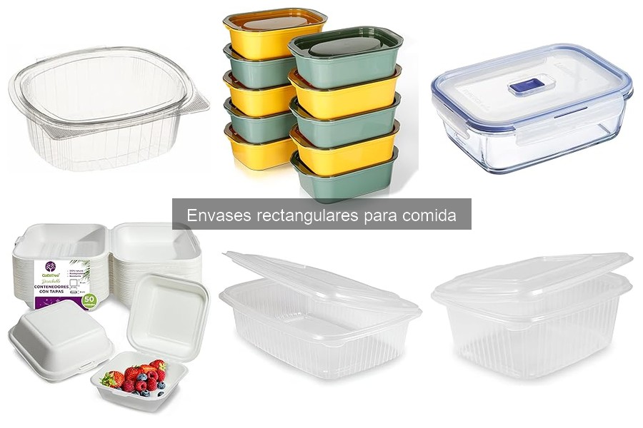 Cómo elegir envases rectangulares para restaurantes