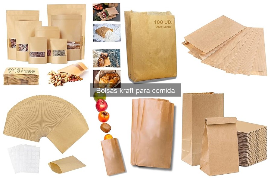 Cómo elegir las medidas adecuadas para bolsas kraft para comida