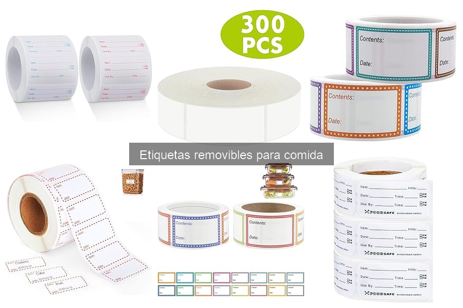 Cómo elegir las mejores etiquetas removibles para comida