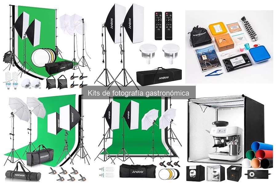 Cómo elegir un kit de fotografía gastronómica ideal