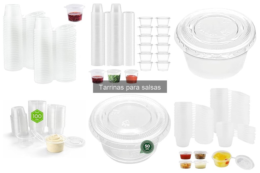 Cómo escoger las tarrinas para salsas adecuadas para tu restaurante