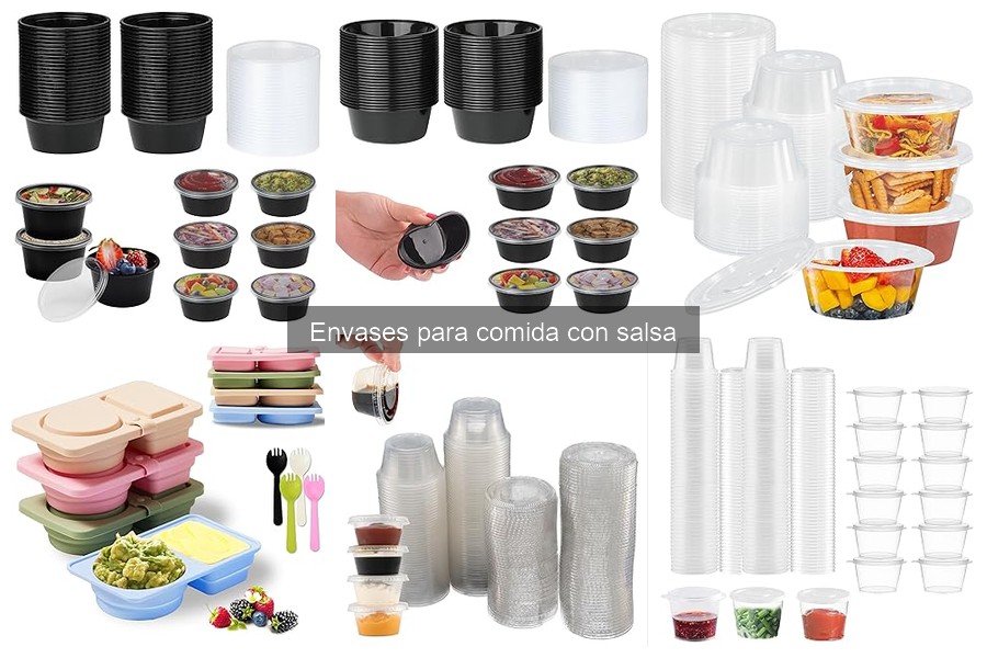 Cómo evitar derrames con envases para salsas