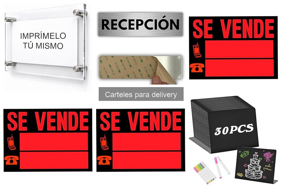 Cómo Hacer Carteles de Delivery DIY para Restaurantes