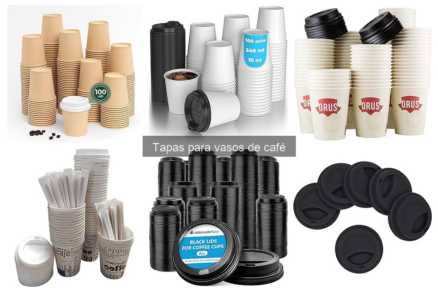 Cómo instalar correctamente las tapas en vasos de café