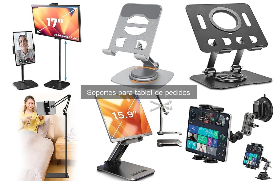 Cómo instalar soportes para tablet de pedidos fácilmente