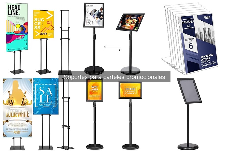 Cómo instalar un soporte para cartel promocional fácilmente