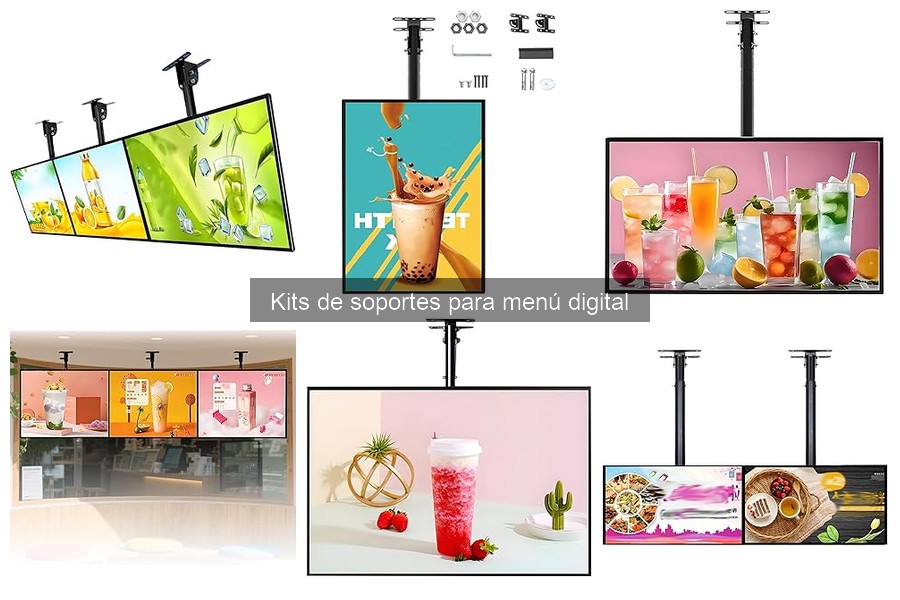 Cómo instalar un soporte para menú digital en tu restaurante