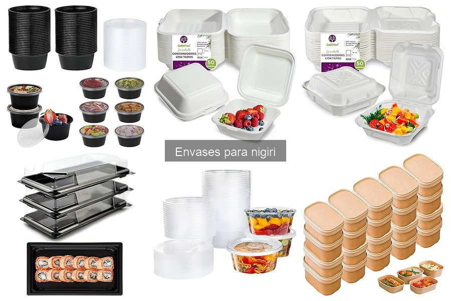 Cómo limpiar y mantener envases para nigiri