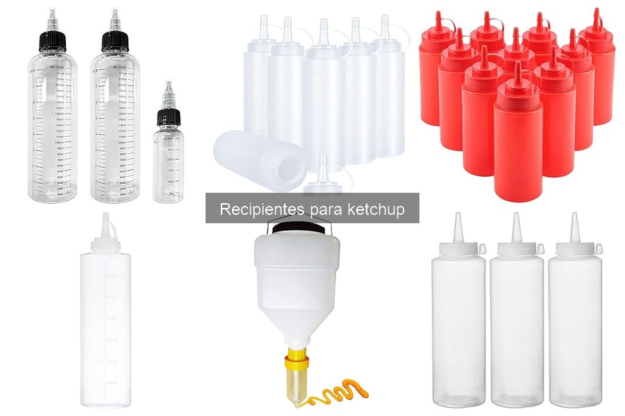 Cómo limpiar y mantener recipientes para ketchup