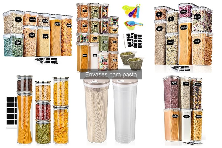 Cómo mantener la calidad de la pasta en envases ideales