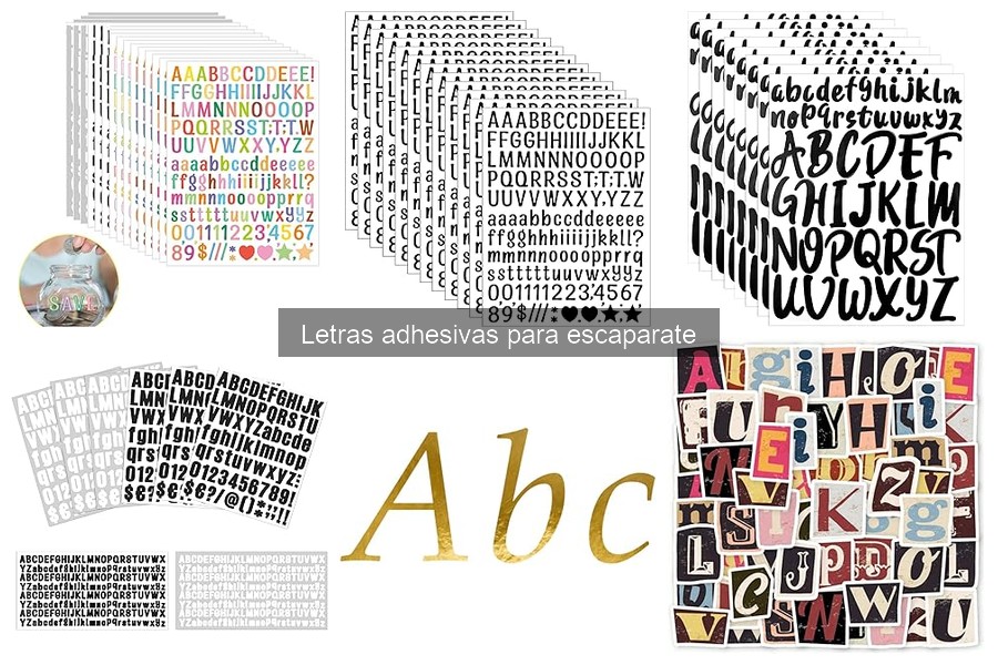 Cómo mantener tus letras adhesivas en escaparates