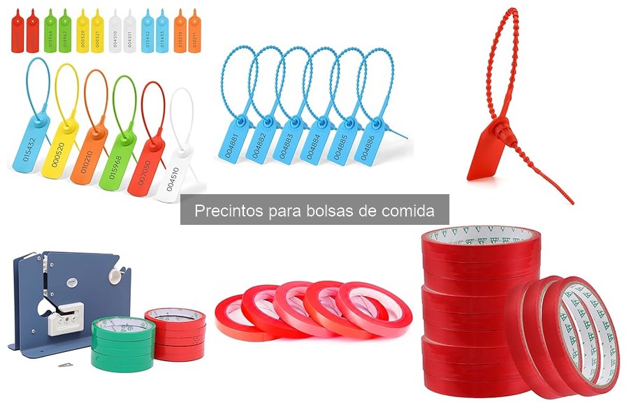 Cómo mantener y almacenar precintos para bolsas de comida