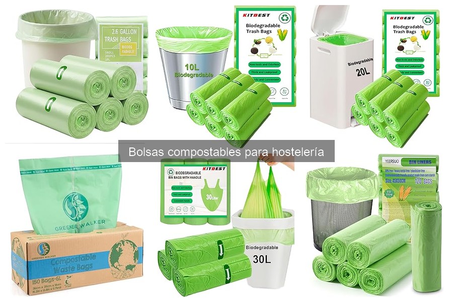 Cómo reciclar o compostar bolsas compostables en restaurantes