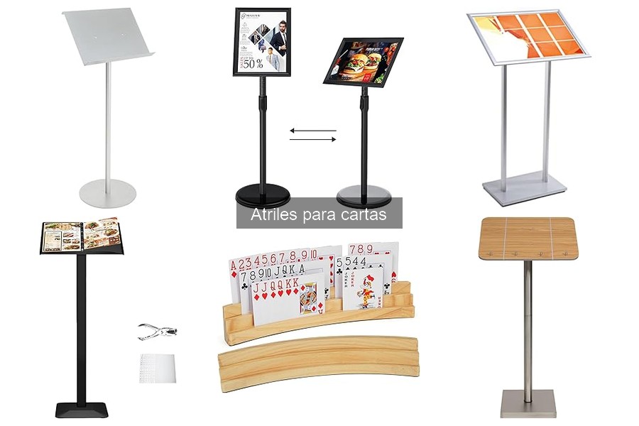 Cómo usar atriles para cartas en eventos especiales