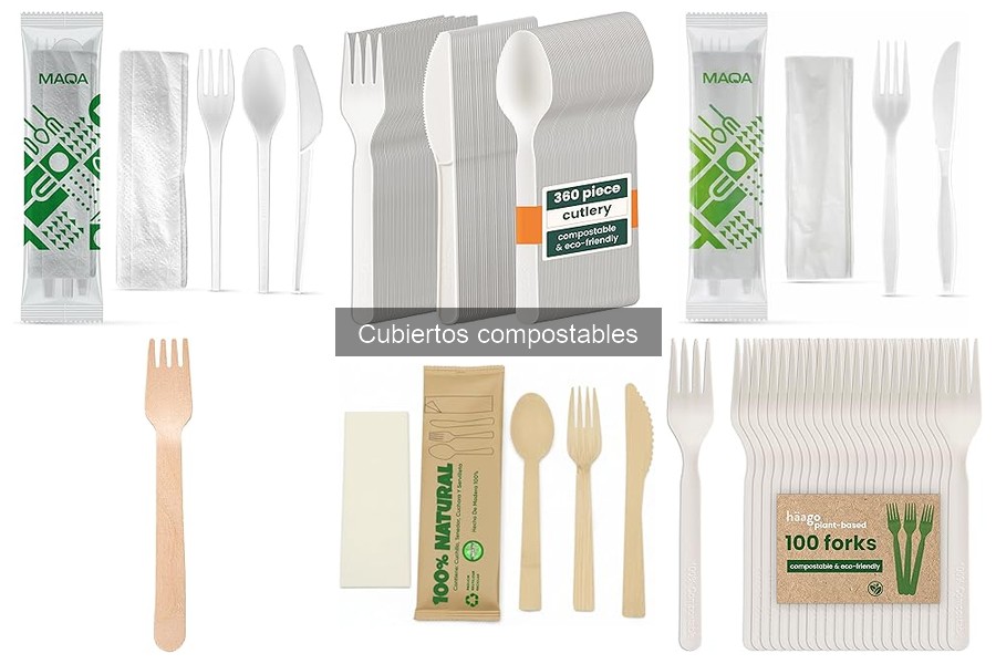 Cómo usar correctamente cubiertos compostables