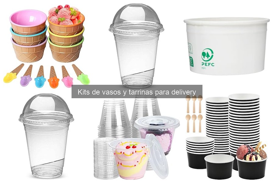 Cómo usar kits de vasos y tarrinas para delivery eficazmente