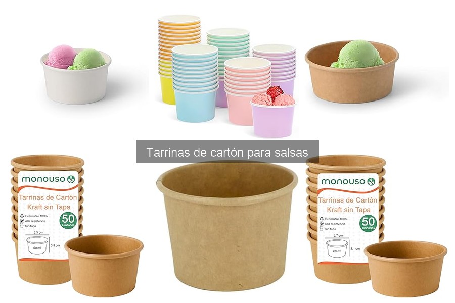 Cómo usar tarrinas de cartón para salsas de manera eficaz