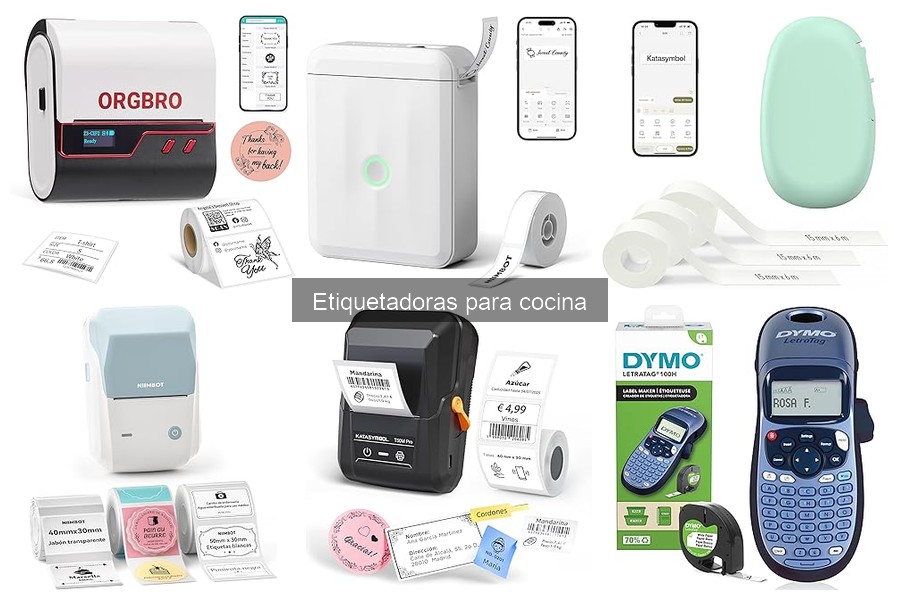 Cómo usar una etiquetadora de cocina para mayor eficiencia