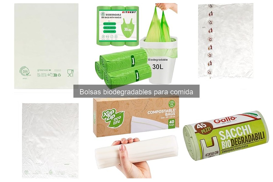 Cómo utilizar correctamente las bolsas biodegradables para comida