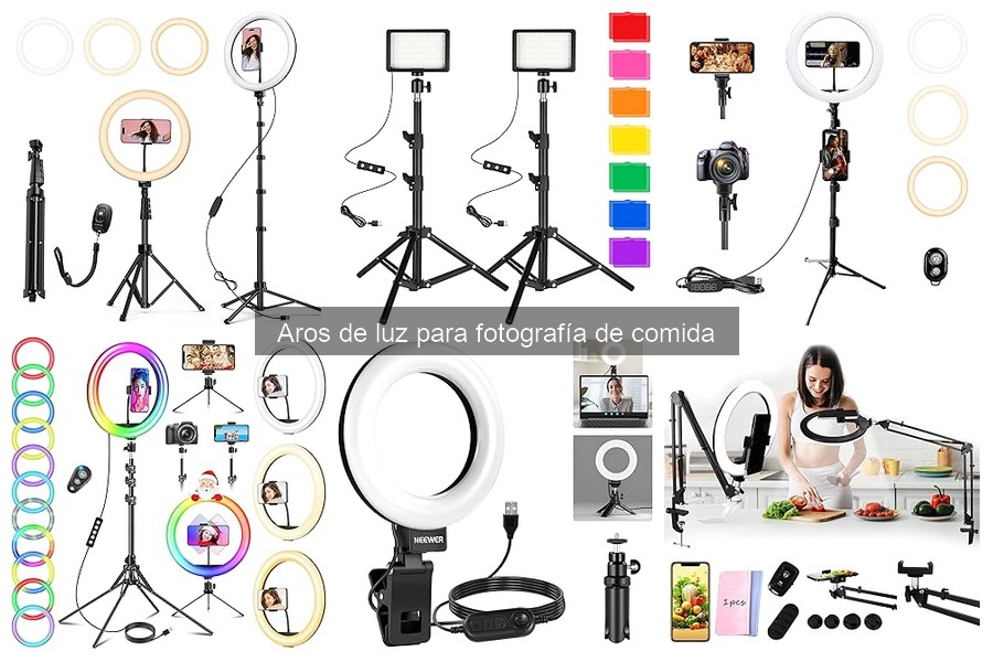 Comparativa: Aros de luz vs Cajas de luz para fotografía de comida