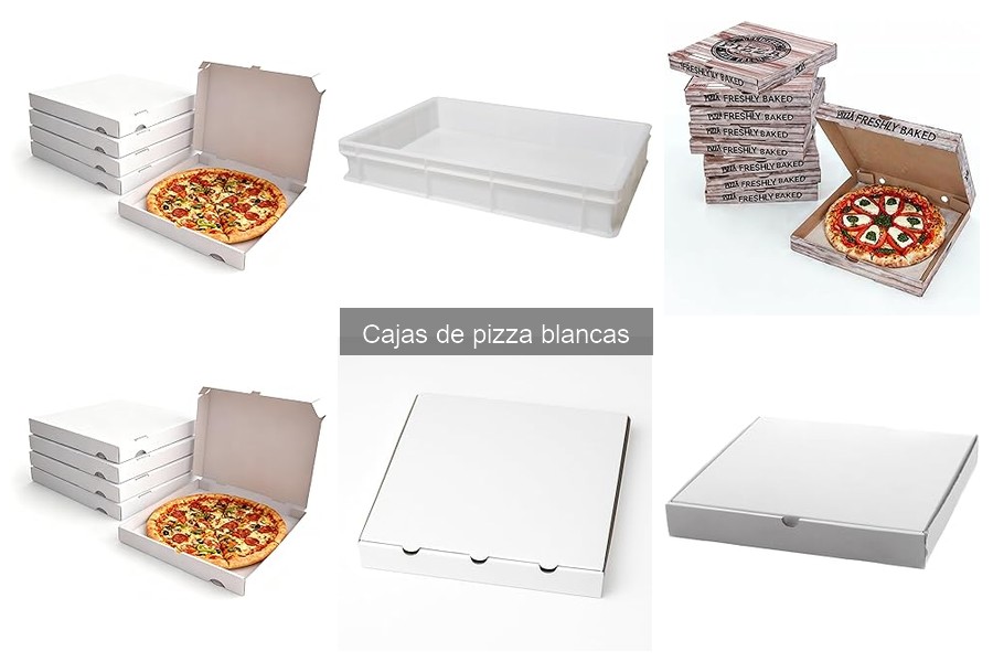 Comparativa: Cajas de Pizza Blancas vs. Cartón Reciclado