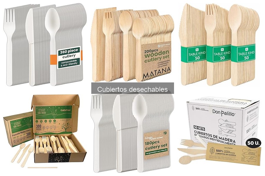 Comparativa: Cubiertos Desechables de Plástico vs Papel