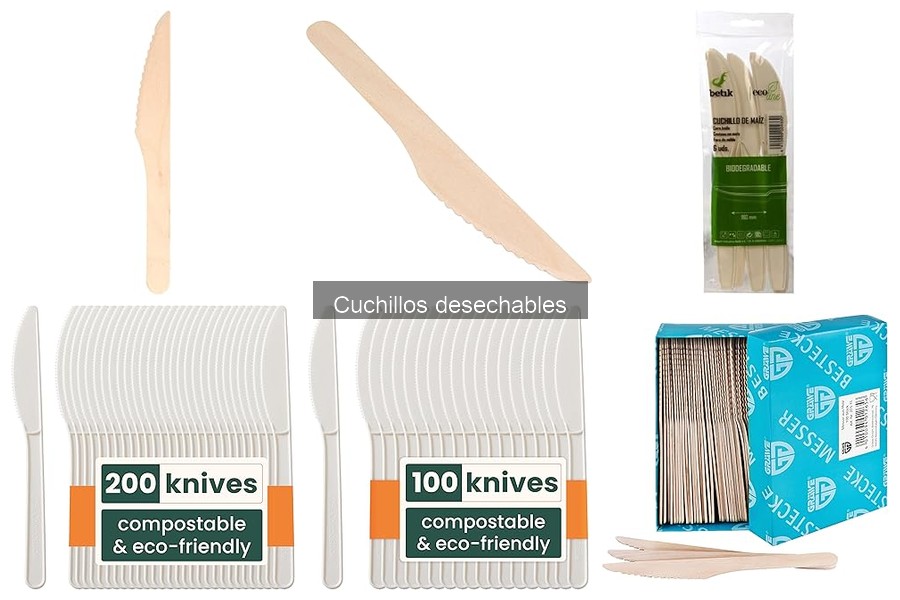 Comparativa: Cuchillos de Plástico vs. Cuchillos de Madera