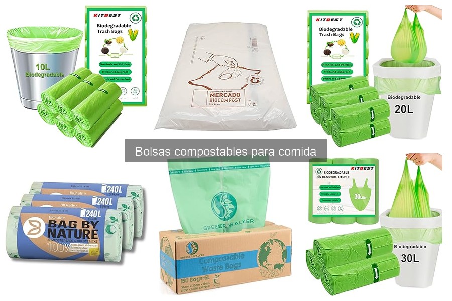 Comparativa de bolsas compostables para comida: calidad y precio