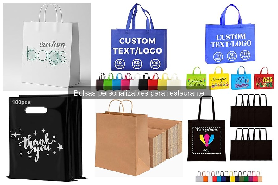 Comparativa de Bolsas Personalizables para Restaurantes