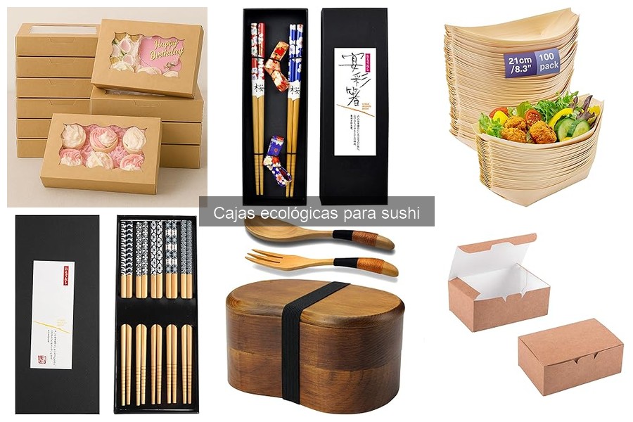 Comparativa de Cajas Ecológicas y Plásticas para Sushi