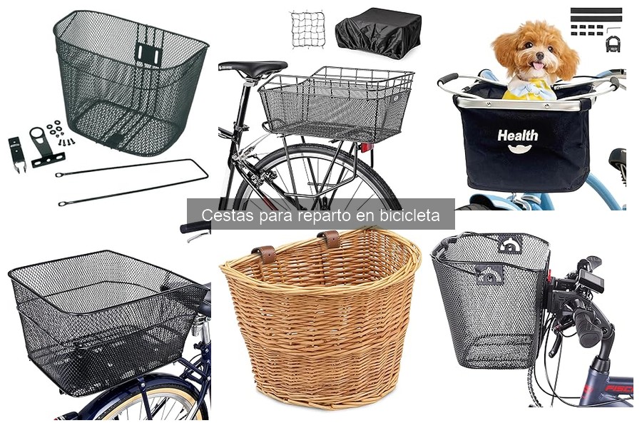 Comparativa de cestas de materiales para bicicleta