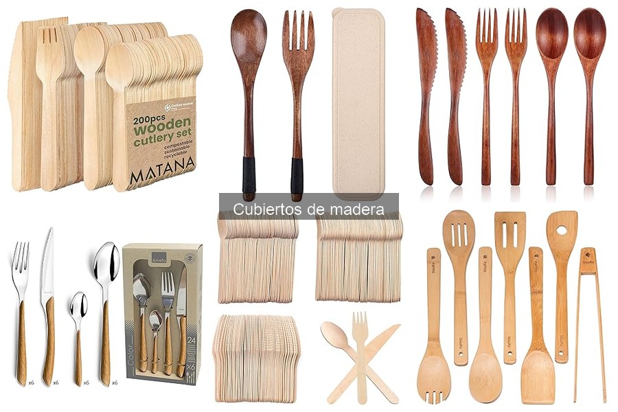 Comparativa de cubiertos de madera: marcas y precios