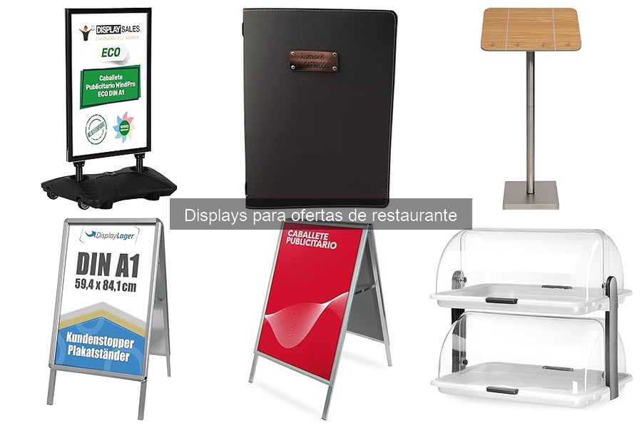 Comparativa de Displays para Restaurantes: Mejores Marcas