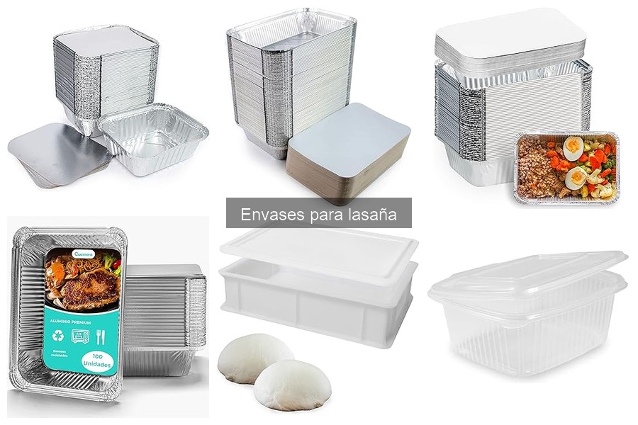 Comparativa de envases de plástico vs aluminio para lasaña