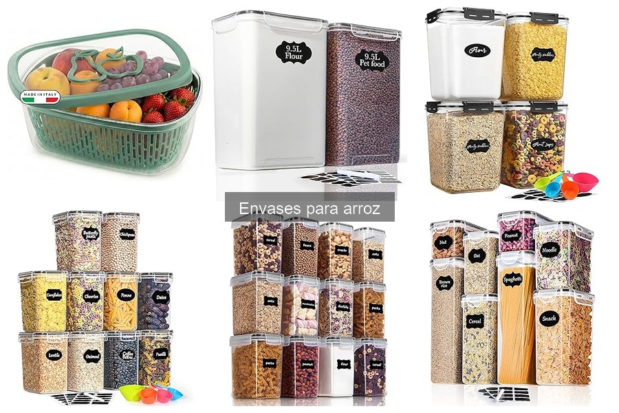 Comparativa de envases para arroz: calidad y precios