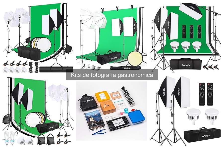 Comparativa de Kits de Fotografía Gastronómica: Mejores Marcas