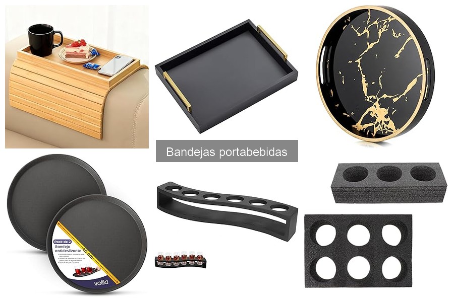 Comparativa de las Mejores Bandejas Portabebidas del Mercado