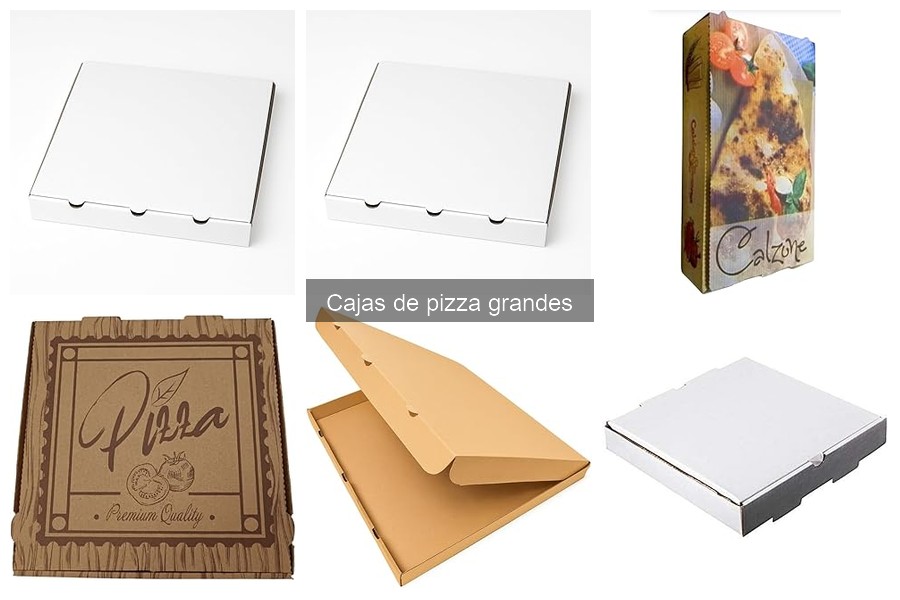 Comparativa de las mejores cajas para pizza grandes en delivery