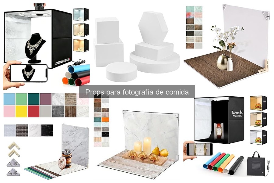 Comparativa de marcas de props para fotografía de comida