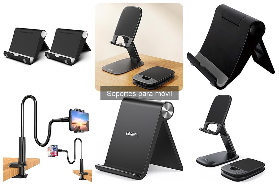 Comparativa de materiales en soportes para móvil