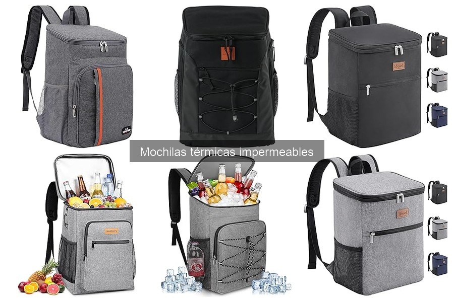 Comparativa de mochilas térmicas impermeables para delivery