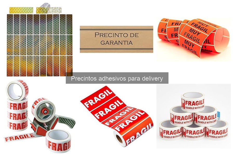 Comparativa de precintos adhesivos y cierres para delivery