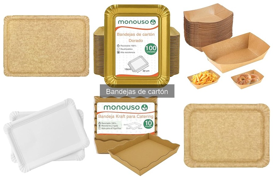 Comparativa de precios de bandejas de cartón para restaurantes