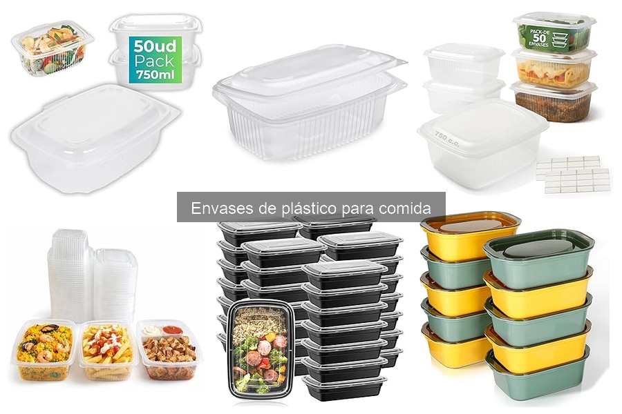 Comparativa de precios de envases de plástico para comida