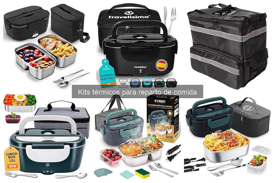 Comparativa de precios de kits térmicos para reparto de comida