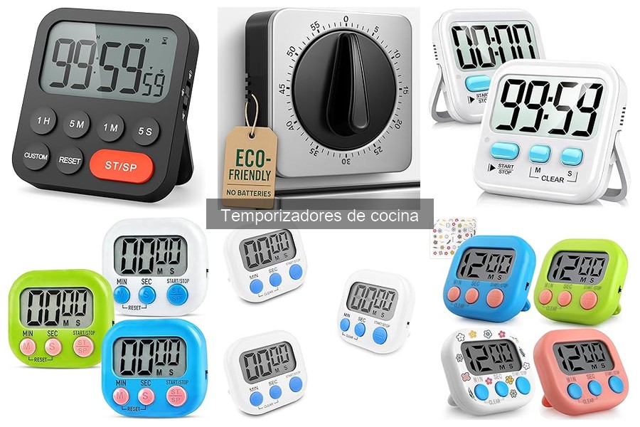 Comparativa de precios de temporizadores de cocina en tiendas