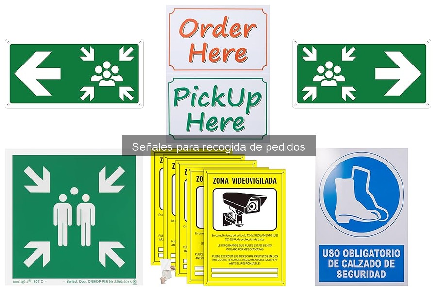 Comparativa de señales para recogida: materiales y precios